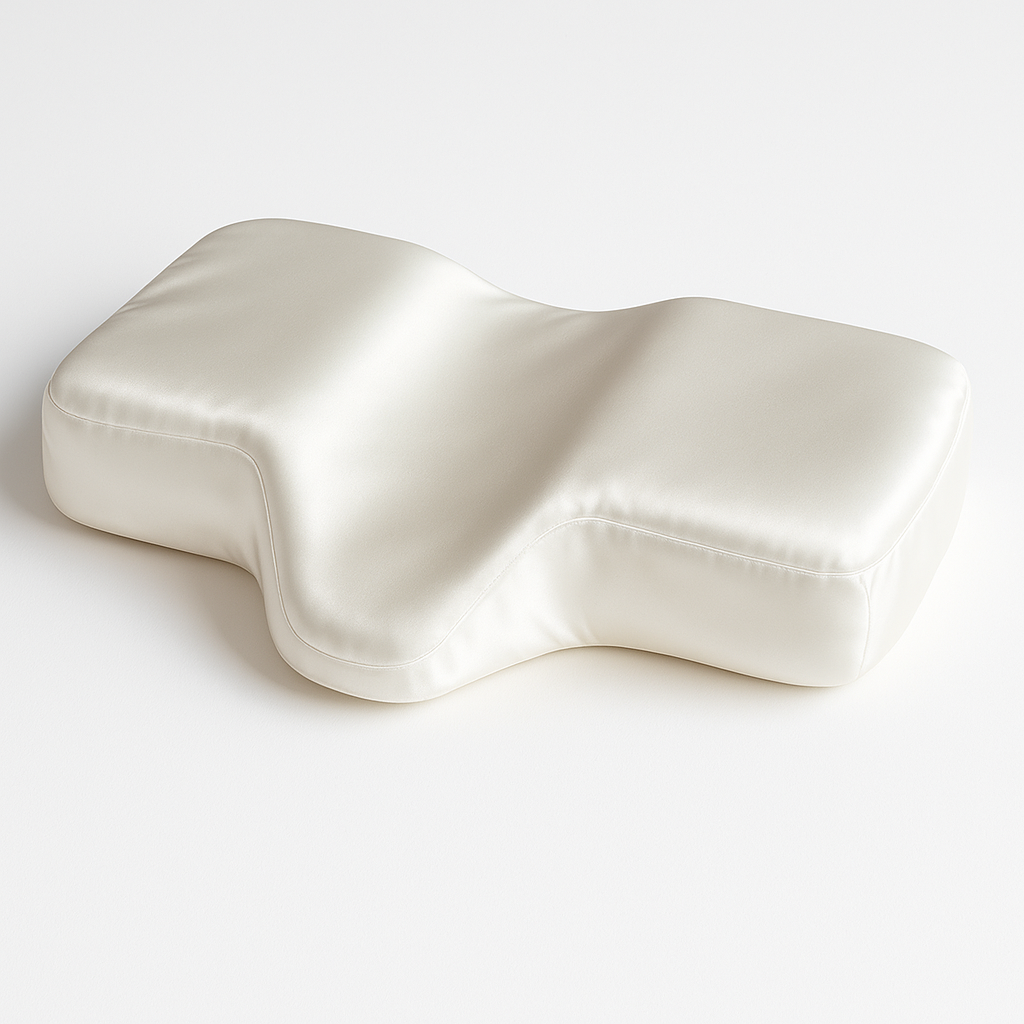 Pillowe® Seidenbezug Classic – Luxus für Ihr Anti-Schnarch-Kissen – Pillowe® – ergonomische Schlafkissen